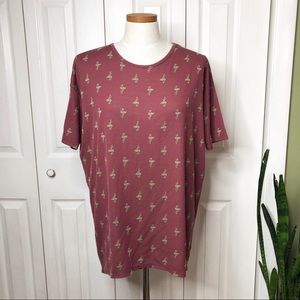 Lularoe Irma, flamingo print